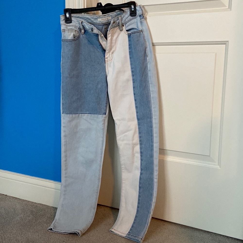 Pacsun Color Blocked Mom Jeans